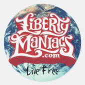 LibertyManiacs.com Sticker (Voorkant)