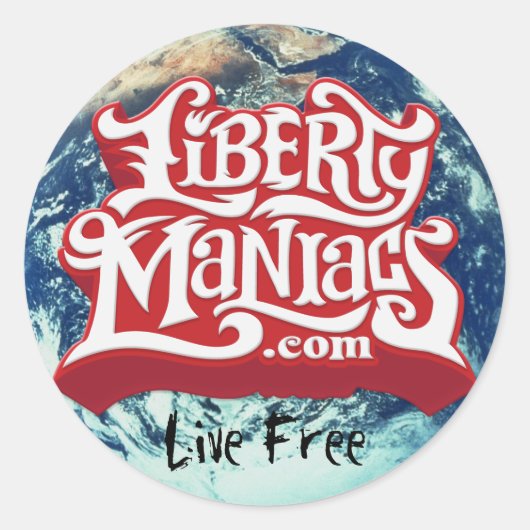 LibertyManiacs.com Sticker (Voorkant)