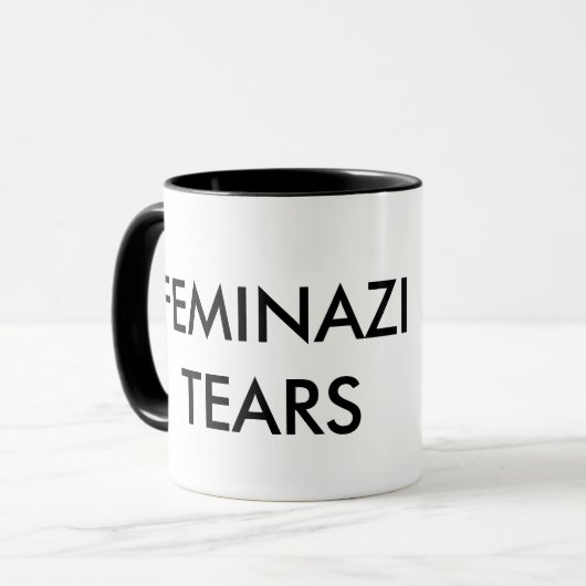 LibertyMug - Feminazi Tears Mok (Voorkant links)