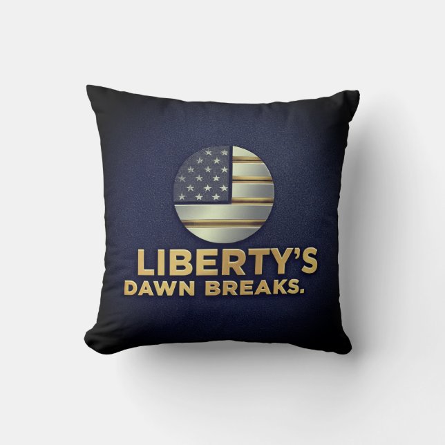 Liberty's Dawn Breaks Kussen (Voorkant)
