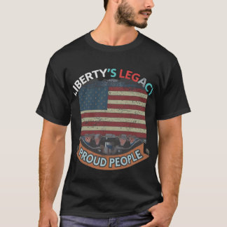 Liberty's erfenis trotse mensen t-shirt