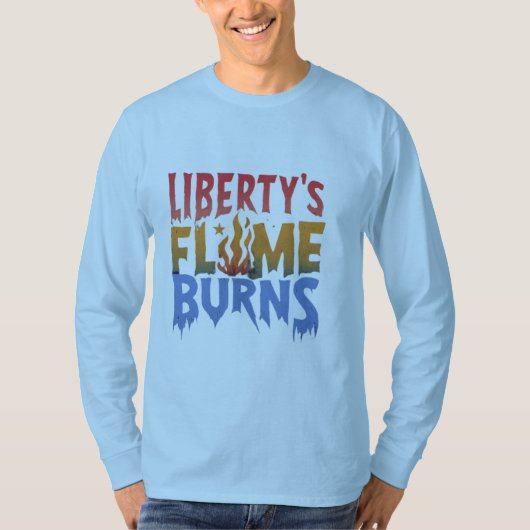 Liberty's Flame Burns T-shirt (Voorkant)