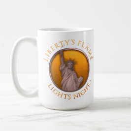 Liberty's Flame Lights Night Koffiemok