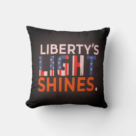 Liberty's Flame Lights Night Kussen