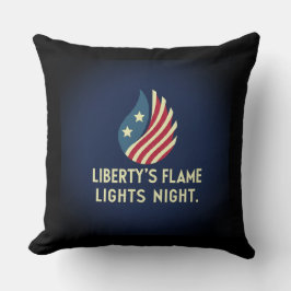 Liberty's Flame Lights Night Kussen