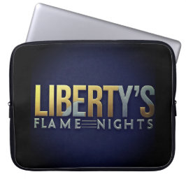 Liberty's Flame Lights Night Laptop Sleeve