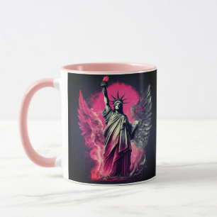 Liberty's Flame Lights Night Mok