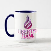Liberty's Flame Lights Night Mok (Links)