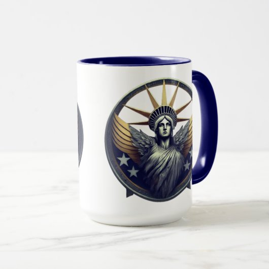 Liberty's Flame Lights Night Mok (Voorkant rechts)