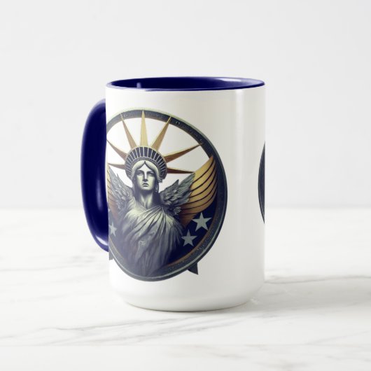 Liberty's Flame Lights Night Mok (Voorkant links)