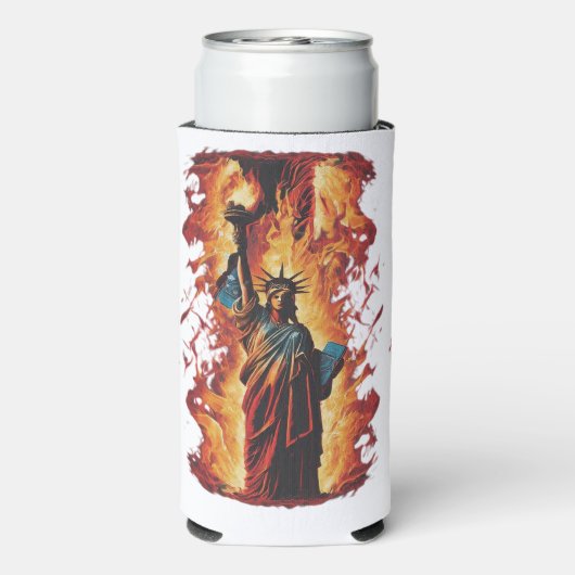 Liberty's Flame Lights Night Seltzer Blikjeskoeler (Seltzer Achterkant)