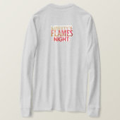 Liberty's Flame Lights Night T-shirt (Design achterkant)