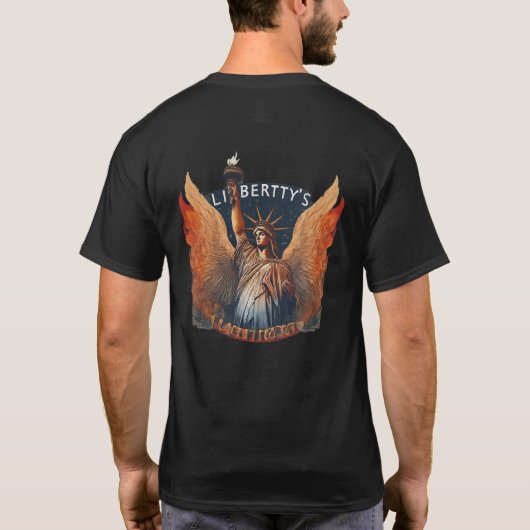 Liberty's Flame Lights Night T-shirt (Achterkant)