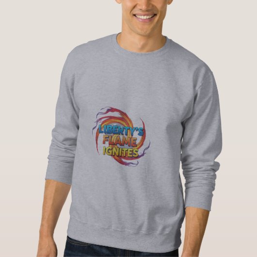 Liberty's Flame ontsteekt. sweatshirt (Voorkant)