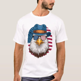 Liberty's Guardian: Eagle Design T-shirt