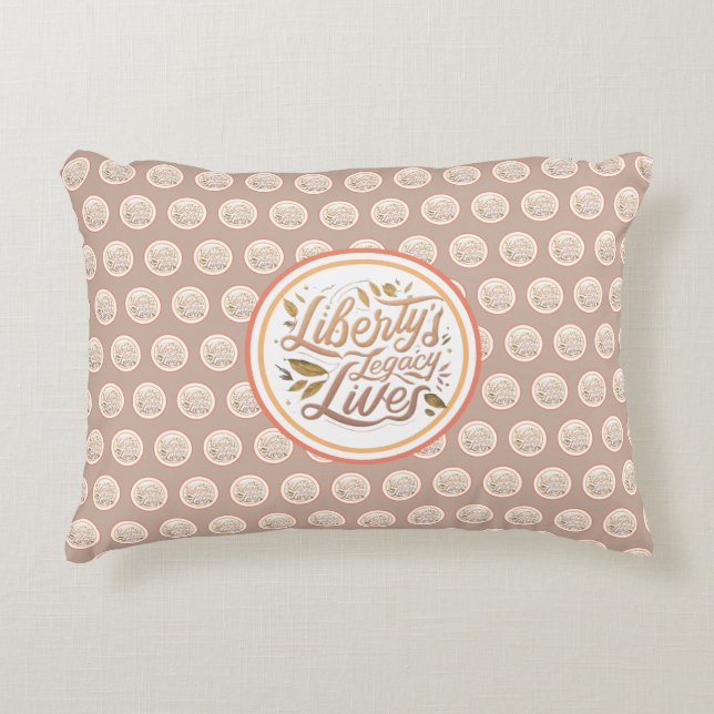 Liberty's Legacy Lives Accent Pillow Accent Kussen (Voorkant)