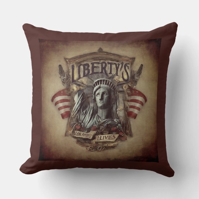 Liberty's Legacy Lives Kussen (Voorkant)