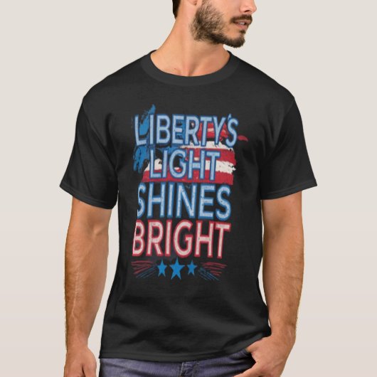 Liberty's Licht Schijnt Helder T-shirt (Voorkant)