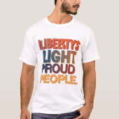 Liberty's Light Proud Mensen T-shirt (Voorkant)