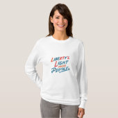 Liberty's Light: T-shirt voor trotse mensen (Voorkant volledig)