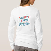 Liberty's Light: T-shirt voor trotse mensen (Achterkant)
