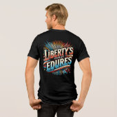 Liberty's Promise verdraagt zich Tri-Blend Shirt (Achterkant volledig)