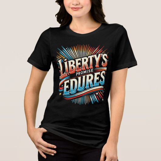 Liberty's Promise verdraagt zich Tri-Blend Shirt (Voorkant)