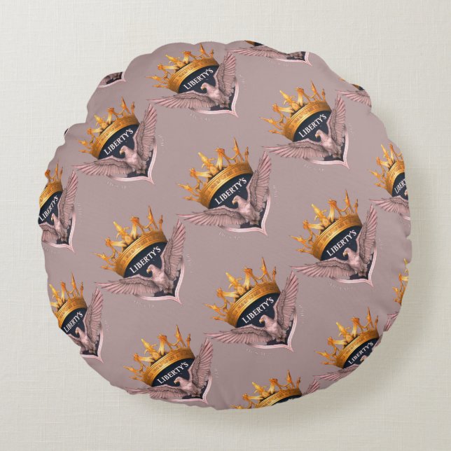 Liberty's Rond Kussen (Voorkant)