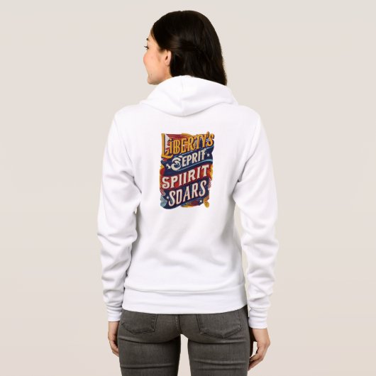 Liberty's Soaring Essence Hoodie (Achterkant volledig)