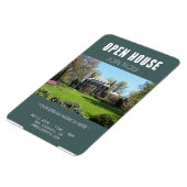 Liberty's Torch schijnt op (3" x 4" magneet) Magneet (Linkerzijde)