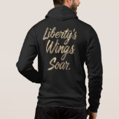 Liberty's Wings stijgen Hoodie (Achterkant)
