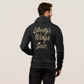 Liberty's Wings stijgen Hoodie (Achterkant volledig)