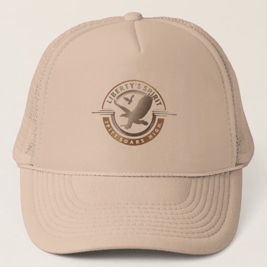 Liberty's zonnestralen hoog trucker pet (Voorkant)