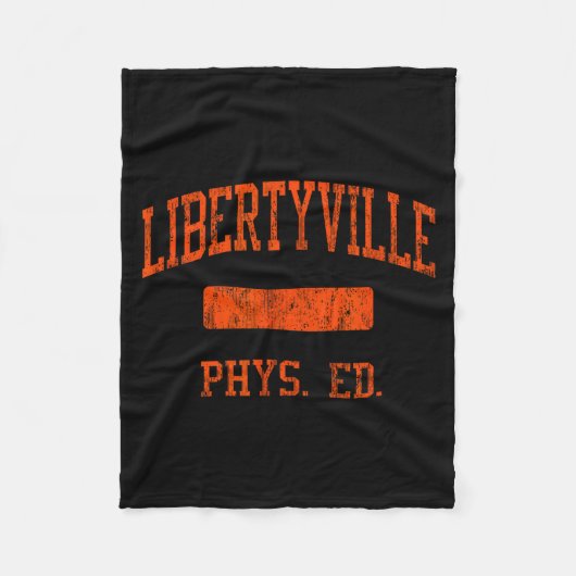 Libertyville High School Hs Libertyville Il Phys E Fleece Deken (Voorkant)