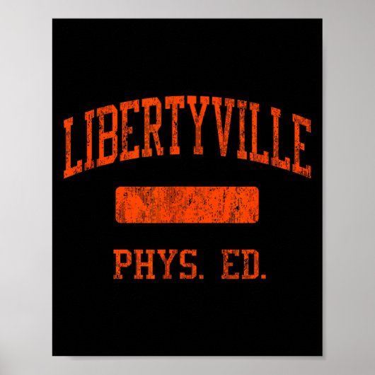 Libertyville High School Hs Libertyville Il Phys E Poster (Voorkant)