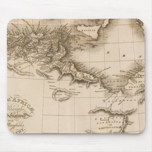 Libië, Afrika Muismat (Voorkant)