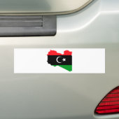 libië bumpersticker (Op auto)