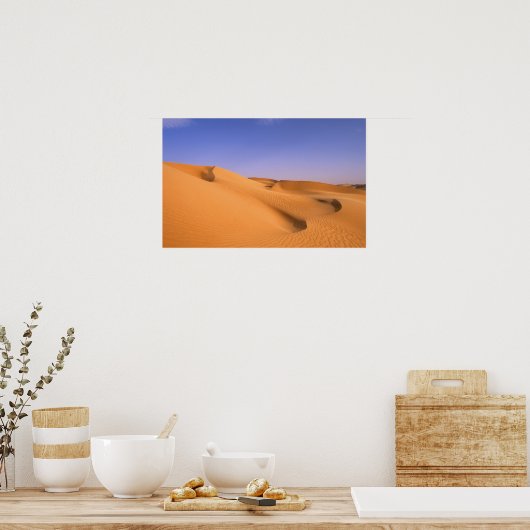 Libië, Fezzan, Sahara, Erg Murzuq, Zand Poster (Keuken)