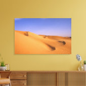 Libië, Fezzan, Saharawoestijn, Erg Murzuq, Zand Canvas Afdruk (Insitu (Woonkamer))