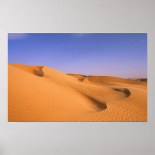 Libië, Fezzan, Saharawoestijn, Erg Murzuq, Zand Poster