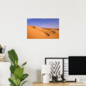 Libië, Fezzan, Saharawoestijn, Erg Murzuq, Zand Poster (Thuiskantoor)