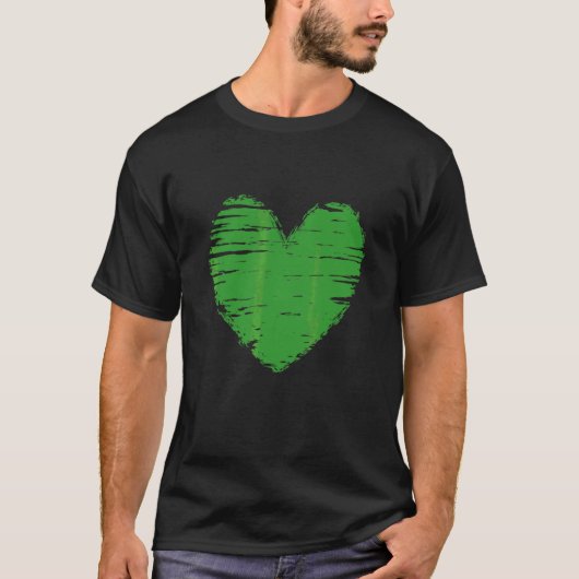 Libië Heart Libyan Flag Libyan Pride T-shirt (Voorkant)
