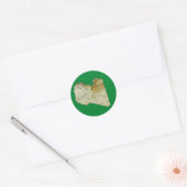 Libië Kaart Sticker (Envelop)
