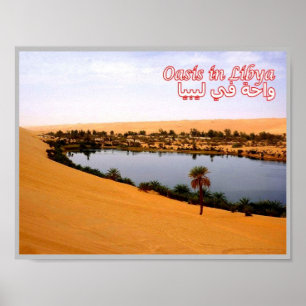Libië - Oasis - Poster