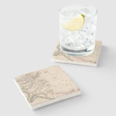 Libië Stenen Onderzetter (Zijkant)