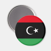 Libië Vlag 1951 Magneet (Voorkant / Achterkant)