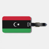 Libië vlag bagagelabel (Achterkant horizontaal)