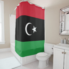 Libië vlag douchegordijn
