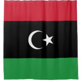 Libië vlag douchegordijn (Voorkant)