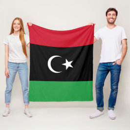 Libië vlag fleece deken